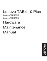 Lenovo Tab 4 10 Plus User manual