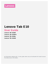 Lenovo Tab E10 User guide