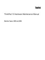 Lenovo ThinkPad 10 20E4 User manual