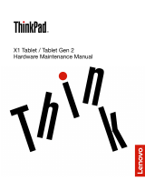 Lenovo ThinkPad X Series ThinkPad X1 Gen 2 User manual