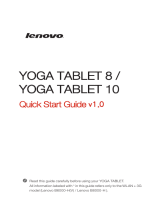 Lenovo Yoga Tab 10 Owner's manual