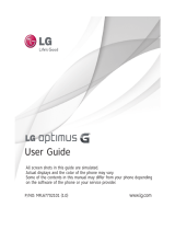 LG Optimus E970 AT&T User guide