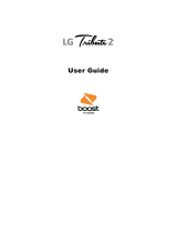 LG Tribute LS665 Boost Mobile User guide