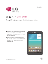 LG UK G-Pad 7.0 LTE US Cellular User guide