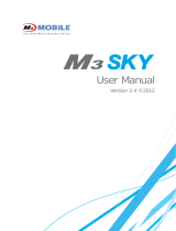 M3 Mobile M3 Sky User manual