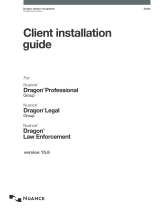 Nuance Dragon Professional Group 15.6 Installation guide