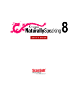 Nuance Dragon NaturallySpeaking 8.0 User manual
