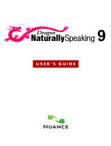 Nuance Dragon NaturallySpeaking 9.0 User guide