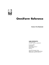 Nuance OmniForm 2.0 Macintosh User manual