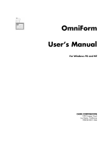 Nuance OmniForm 3.0 Windows 95 NT User manual