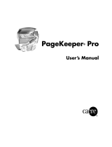 Nuance PageKeeper Pro 3.0 User manual