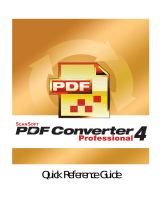 Xerox PDF Converter 4.0 Professional Reference guide