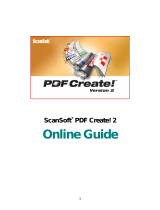 Nuance PDFCREATE 2 User manual
