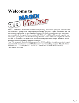 MAGIX 3D Maker 6.0 Operating instructions