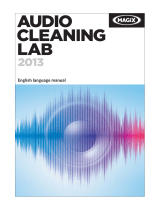 MAGIX Audio Cleaning Lab 2013 Operating instructions