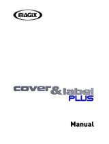 MAGIX Cover & Label Plus User manual