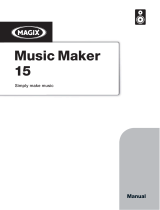 MAGIX Music Maker 15.0 User manual