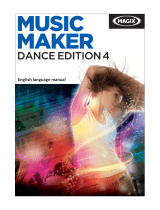 MAGIX Music Maker Dance Edition 4.0 Operating instructions