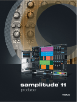 MAGIX Samplitude Producer 11.0 User manual