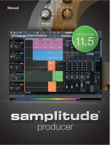 MAGIX Samplitude Producer 11.5 User manual