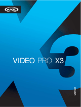 MAGIX Video Pro X3 User manual