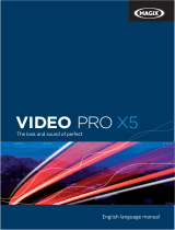 MAGIX Video Pro X5 Operating instructions
