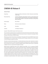 Maxon CinemaCinema 4D 9.5