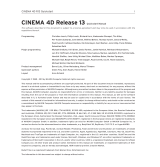 Maxon Cinema Cinema 4D 13.0 User manual