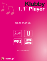 MEMUP Klubby User manual