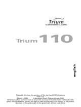 Mitsubishi Trim 110 User manual