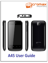 Micromax A45 User guide