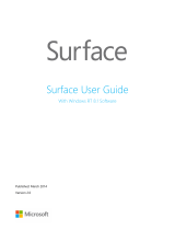 Microsoft Surface RT User guide