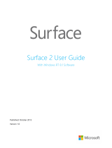 Microsoft Surface 2 v1.0 User guide