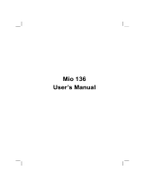 Mio 136 User manual