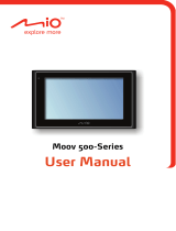 Mio MOOV 500 Series User manual