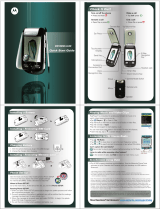 Motorola MOTOMING A1200 - Smartphone - GSM Quick start guide