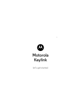 Motorola Keylink Series User Keylink Operating instructions
