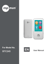 MPMan BTC245 User manual