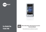 MPMan TS302 4GB User manual