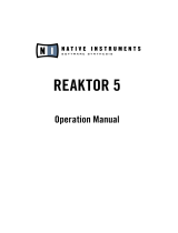 Native Instruments Reaktor 5 User guide