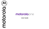 Motorola ONE User manual