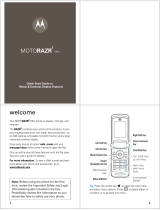 Motorola RAZR 2 V9m Quick start guide