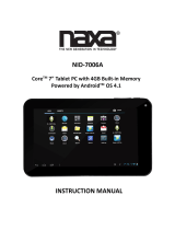 Naxa NID-7006A Operating instructions