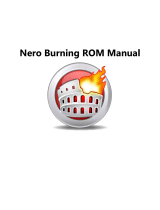 Nero Burning Rom User manual