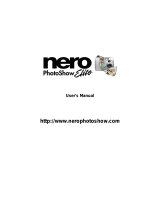 Nero NERO PHOTOSHOW ELITE Owner's manual