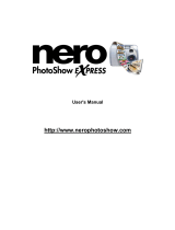 Nero PhotoShow Express Operating instructions