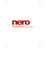 Nero PhotoShow Express 4 Operating instructions