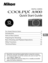 Nikon COOLPIX A900 Quick start guide