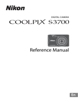 Nikon COOLPIX S3700 User manual