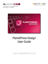 OBJECTIF LUNE PlanetPress Design 7.2 Operating instructions